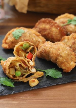 印度野菇薩摩沙 Samosa 的食譜成品照片