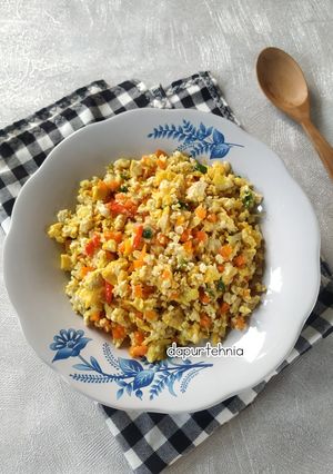 Foto resep Orak Arik Tahu Kuning Wortel
