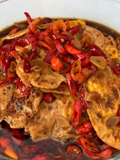 Foto resep Telor ceplok tumis cabe