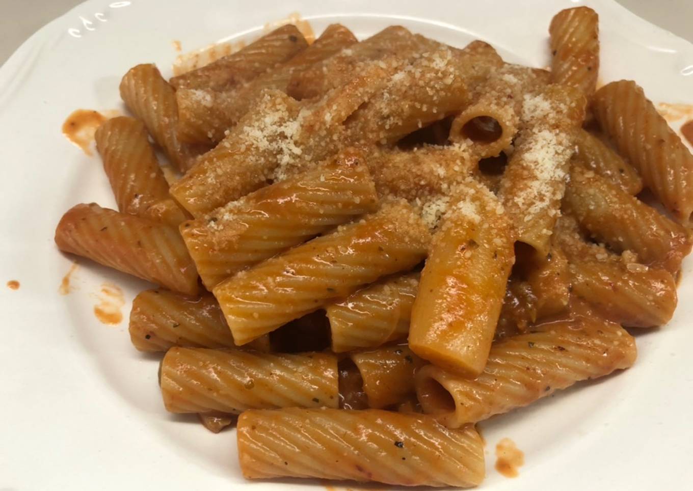 Pasta Tortiglioni a la Sonorense