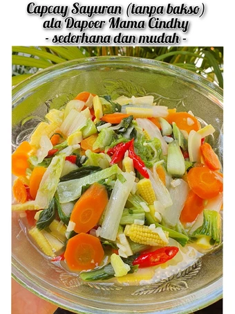 Langkah Gampang Membuat Resep Capcay Sayuran (tanpa bakso) - Sederhana &amp; Mudah) yang Menggugah Selera Anti Ribet, Bisa Manjain Lidah