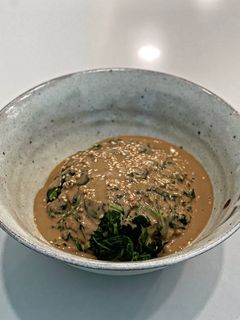 涼拌麻醬菠菜 的食譜成品照片