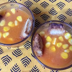 A picture of Tomato soups.