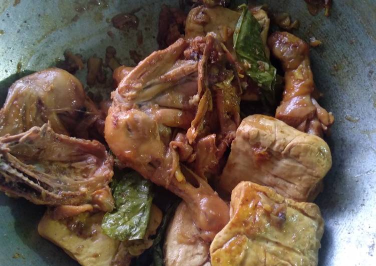 Ayam ungkep manis