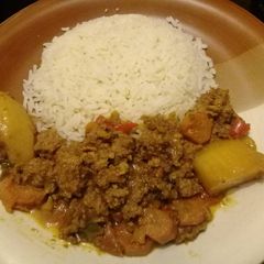 A picture of Mince with potatoes.