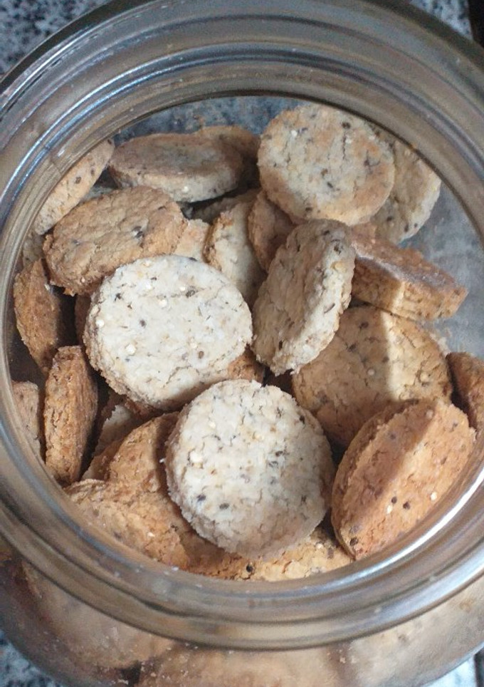 Una foto de Galletitas súper sanas de avena y sin azúcar 🍪👌😋