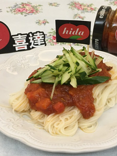 茄醬冷麵 的食譜成品照片