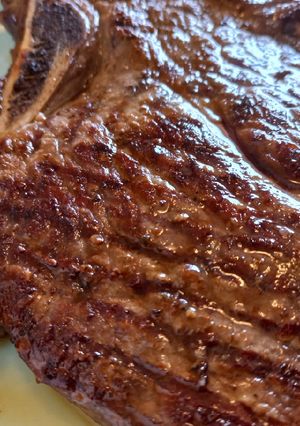 O poză a rețetei Vrăbioară de vită pe grill.