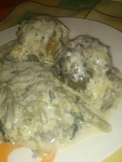 Una foto de Zapallitos rellenos light