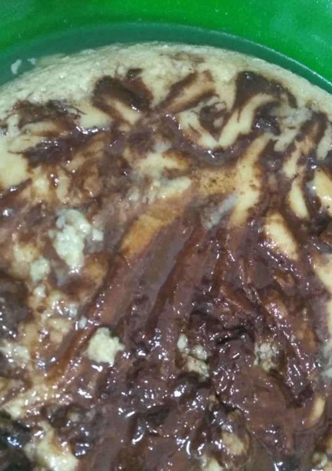 Una foto de Flan de turrón en microondas