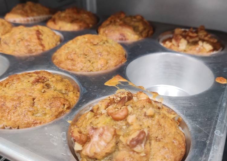 Recipe of Homemade Banana Muffins