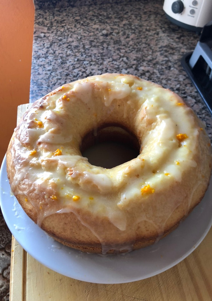 Una foto de Budín de naranja