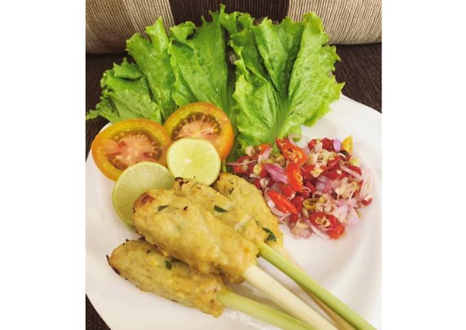 Resep: Sate Lilit khas Bali &amp; Sambal Matah Simpel