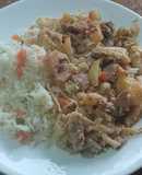 Fricasé de repollo con arroz 🇨🇱