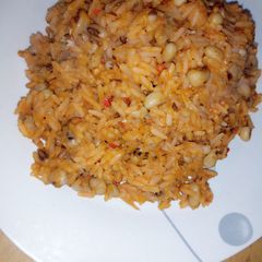 Spicy Jollof Rice and Beans A picture of Spicy Jollof Rice and Beans.