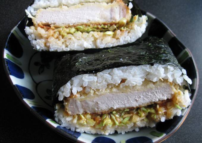 Tonkatsu Onigirazu (Rice Sandwich)