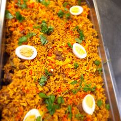 A picture of Mince Pillau.