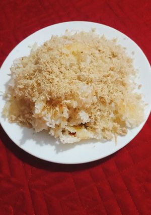 Hình của món Cơm cháy chà bông chiên giòn (CT đơn giản).
