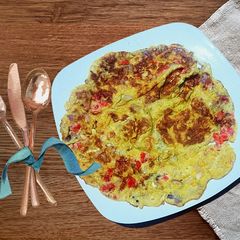 A picture of Masala Egg omelette.