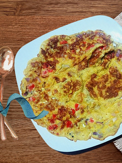 A picture of Masala Egg omelette.