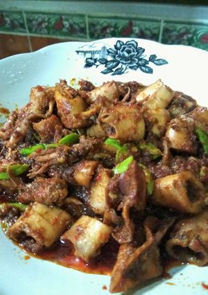 Foto resep Sambel Cumi Asin Pete