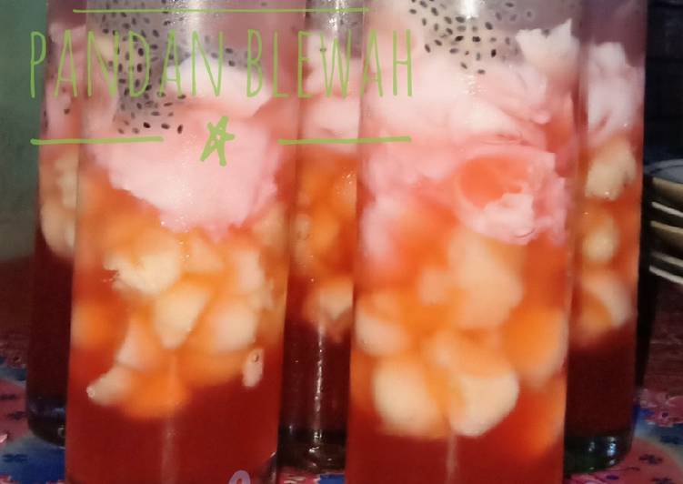 Cara termudah untuk Memasak Makan di DimeEs kuwut coco pandan blewah🥥🍋🍹