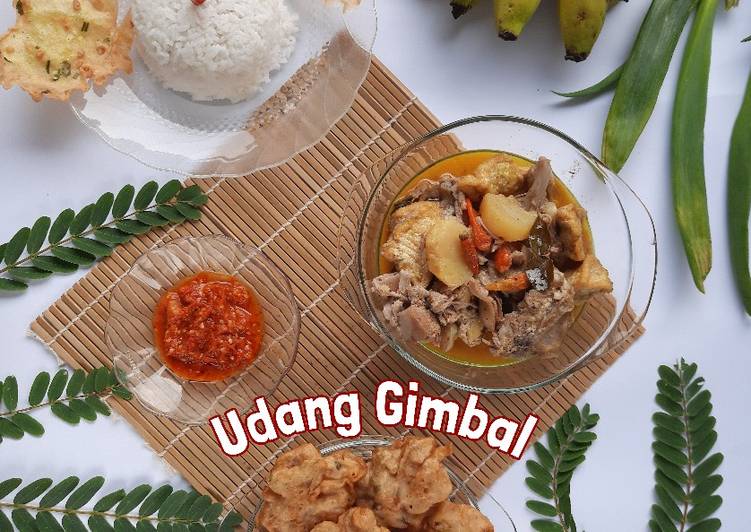 Bagaimana Menyiapkan Udang Gimbal, Bisa Manjain Lidah