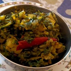 A picture of Methi Saag.