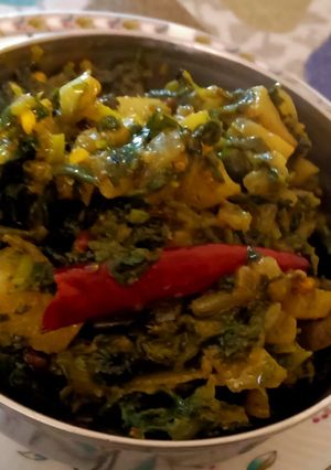 A picture of Methi Saag.