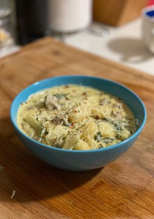 A picture of Pork & Gnocchi.