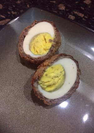 Una foto de Huevos Scotch de Amaury