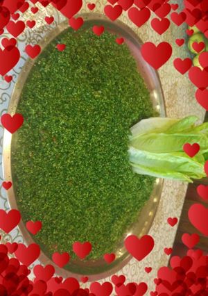 صورة لوصفة تبولة بدبس الرمان