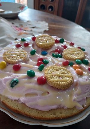 Una foto de Panetela fácil de vainilla