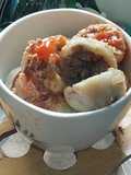 Cilok isi daging cincang