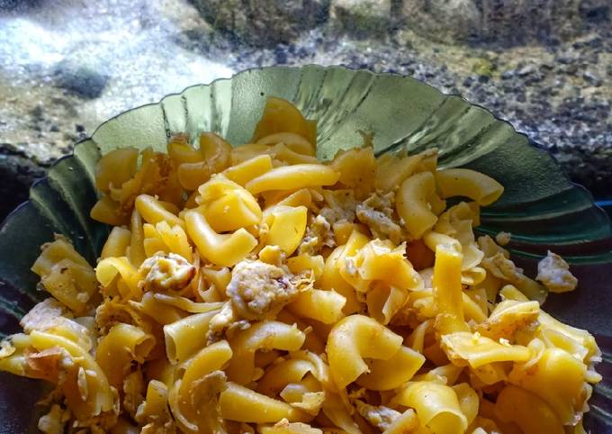 Anti Ribet, Membuat Orak arik macaroni telur praktis(klo anak susah makan) Anti Gagal