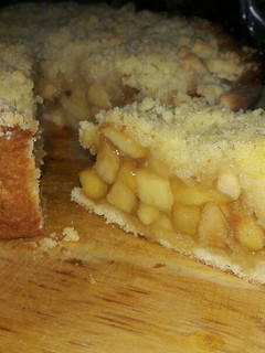 Una foto de Torta crumble de manzanas
