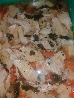 Una foto de Pollo al escabeche