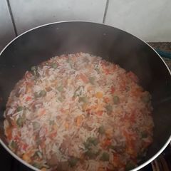 A picture of Jollof rice.