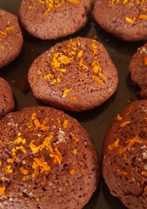 Una foto de Galletas de Cacao Amargo y Naranja 🍊🍫