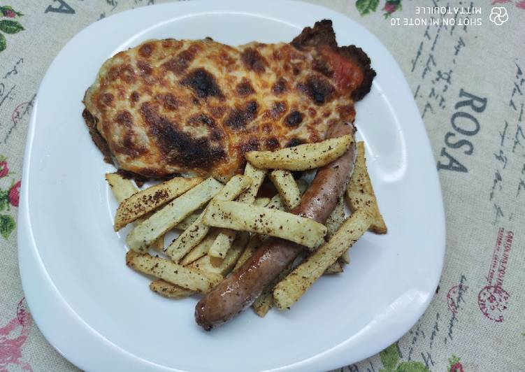 Escalope Milanesa a la Napolitana