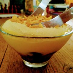 A picture of Classic retro boozy trifle.