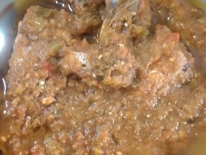Resep Sambal asam sunti ikan tongkol salem Anti Gagal