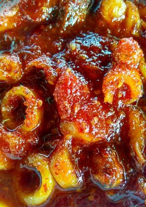 Foto resep Cumi Asin Pedas Asam Manis