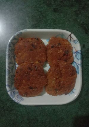A picture of Potato Poha Cutlet.