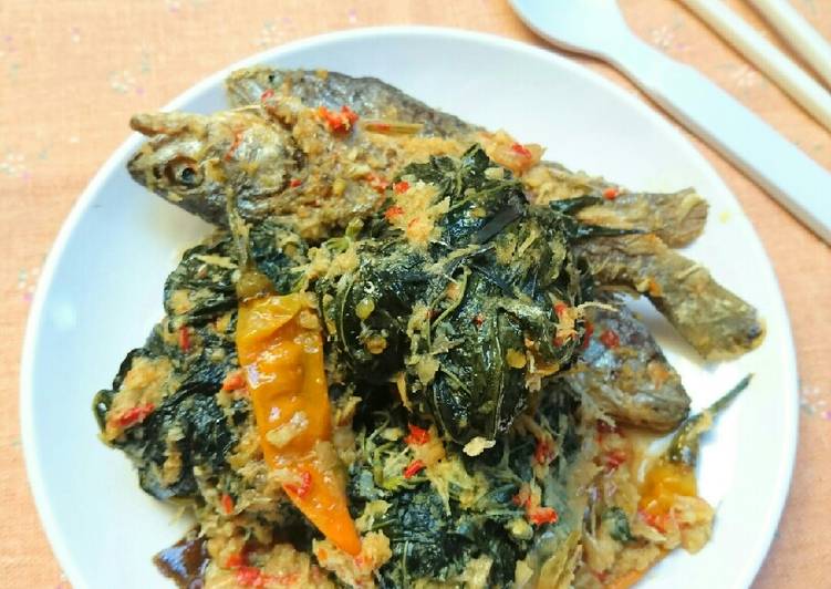 Resep 155. Buntil Daun Singkong yang Enak