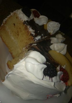 صورة لوصفة كيكة جينواز 😍😋