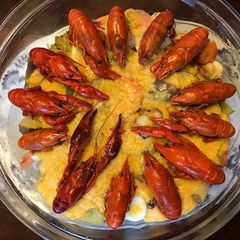 A picture of California Farm Seafood Casserole.