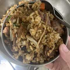 元旦假期宅在家之炒隔夜飯-レシピのメイン写真