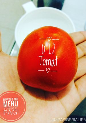 Foto resep Mpasi 6 Mo Menu Tunggal Tomat