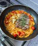 Steak and pasta 🍝